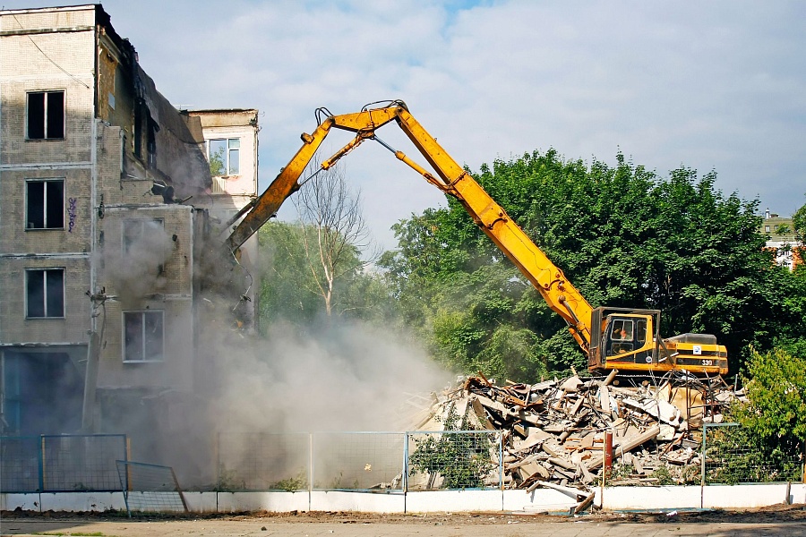 Демонтаж жилых домов